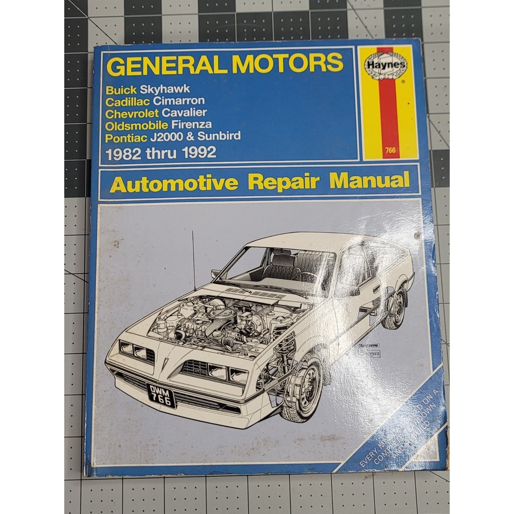 General Motors Buick Cadillac Chevy Olds 1982-1992 Haynes Repair Manual 766